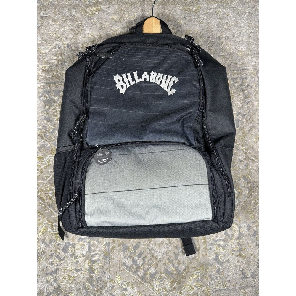 BNWT Billabong Juggernaught 30L School Backpack Black Fade w/ Lunchbox New